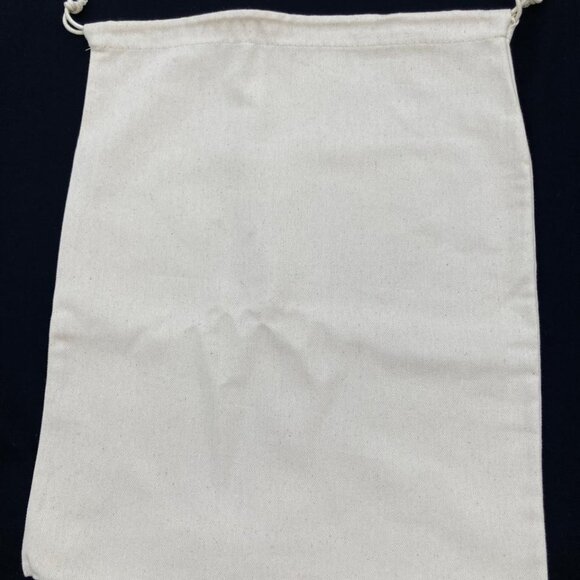 Loro Piana Dust Bag Cream Drawstring Wallet Shoe Storage Cover 15x12 - Picture 7 of 9